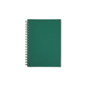 CADERNO CAPA EMBORRACHADA - VERDE