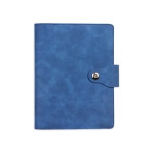 CADERNO FICHÁRIO PU - AZUL
