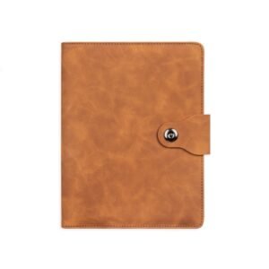 CADERNO FICHÁRIO PU - MARROM