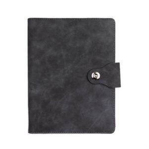 CADERNO FICHÁRIO PU - PRETO