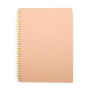 CADERNO KRAFT - AMARELO