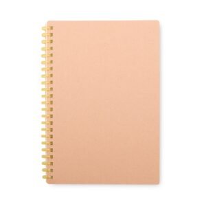 CADERNO KRAFT - AMARELO