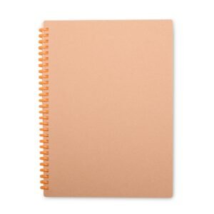 CADERNO KRAFT - LARANJA