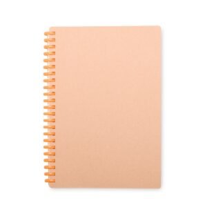 CADERNO KRAFT - LARANJA