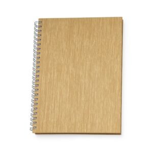 CADERNO DE NEGÓCIOS PEQUENO - DOURADO
