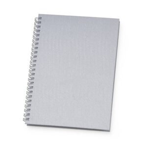 CADERNO DE NEGÓCIOS PEQUENO - PRATA