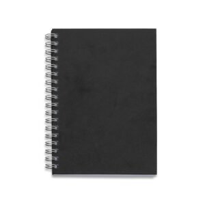 CADERNO CAPA KRAFT - PRETO