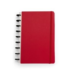 CADERNO DE DISCO - VERMELHO