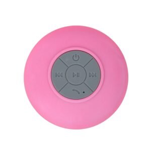 CAIXINHA DE SOM C/VENTOSA CAIXA ACRÍLICA - ROSA