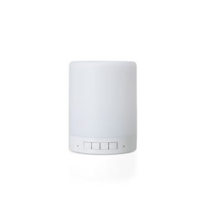 CAIXA DE SOM COM LUMINÁRIA - BRANCO
