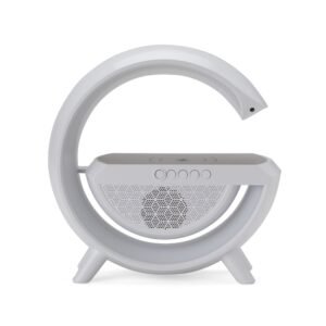 CAIXA DE SOM COM CARREGADOR INDUÇÃO - BRANCO