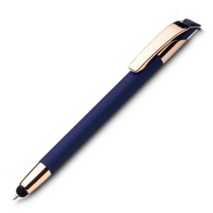 CANETA ALUMÍNIO TOUCH SCREEN - AZUL