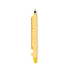 CANETA MARCA-TEXTO MULTIFUNÇÕES - AMARELO