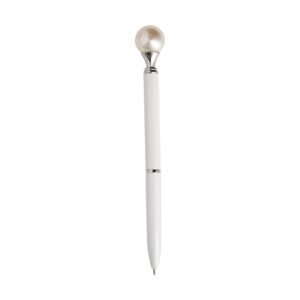 CANETA METAL PÉROLA - BRANCO