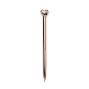 CANETA METAL CORAÇÃO - COBRE