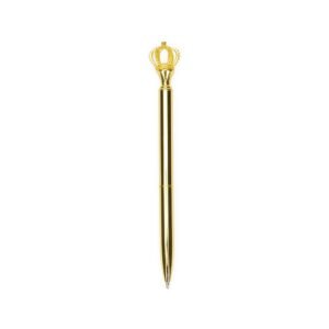 CANETA METAL COROA - DOURADO
