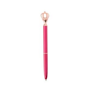 CANETA METAL COROA - ROSA