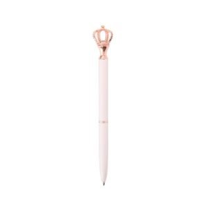 CANETA METAL COROA - ROSA
