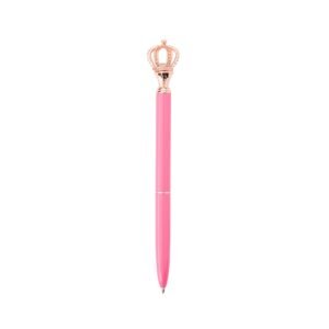 CANETA METAL COROA - ROSA