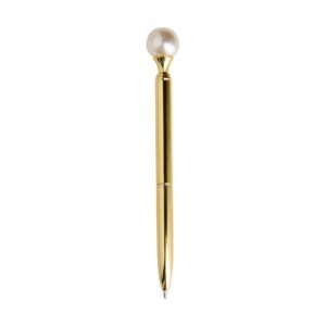 CANETA METAL PÉROLA - DOURADO