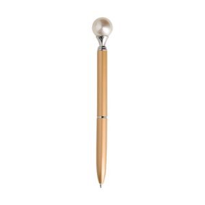 CANETA METAL PÉROLA - DOURADO