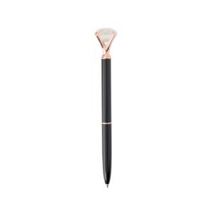 CANETA METAL DIAMANTE - PRETO