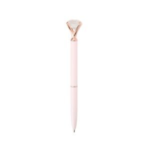 CANETA METAL DIAMANTE - ROSA