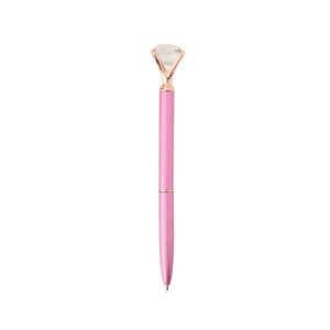 CANETA METAL DIAMANTE - ROSA