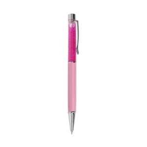 CANETA METAL GLITTER - ROSA