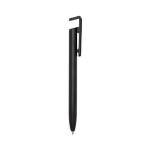 CANETA BASE CELULAR C/ LIMPADOR DE TELA E PORTA TOUCH - PRETO