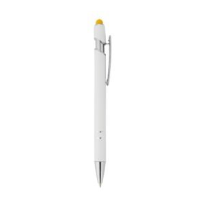 CANETA METAL TOUCH - BRANCO