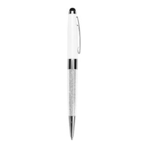 CANETA METAL TOUCH - BRANCO