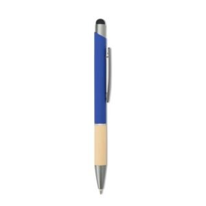 CANETA METAL TOUCH - AZUL