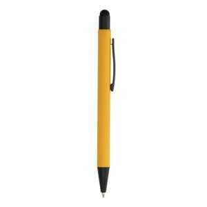 CANETA METAL TOUCH - AMARELO