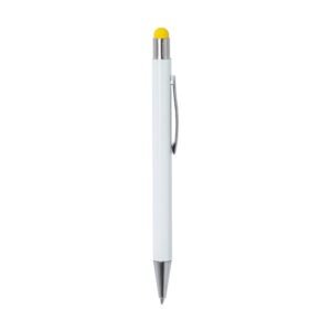 CANETA METAL TOUCH - AMARELO