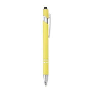 CANETA METAL TOUCH - AMARELO