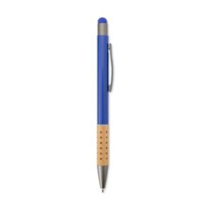 CANETA METAL TOUCH - AZUL