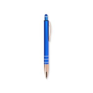 CANETA METAL C/ TOUCH - AZUL