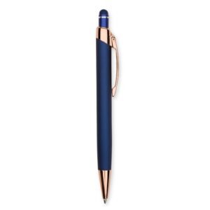 CANETA METAL TOUCH - AZUL