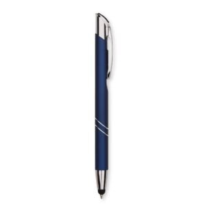 CANETA METAL TOUCH - AZUL