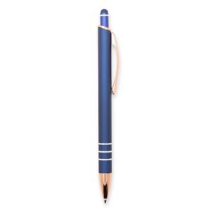CANETA METAL TOUCH - AZUL