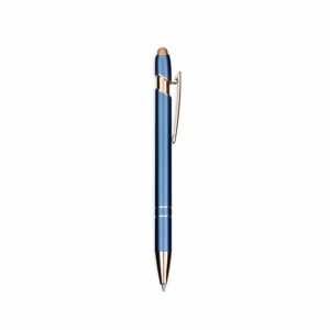 CANETA METAL TOUCH - AZUL