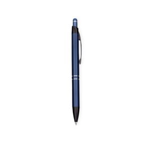CANETA METAL TOUCH - AZUL