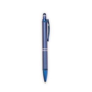 CANETA METAL TOUCH - AZUL