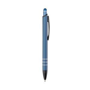 CANETA METAL TOUCH - AZUL
