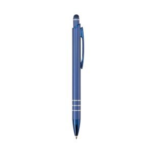 CANETA METAL TOUCH - AZUL