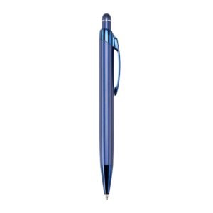 CANETA METAL TOUCH - AZUL