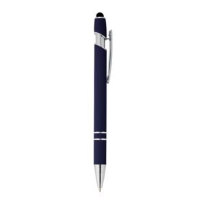CANETA METAL TOUCH - AZUL