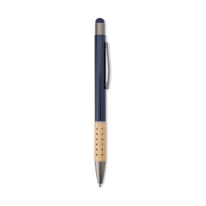 CANETA METAL TOUCH - AZUL