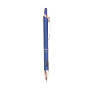 CANETA METAL TOUCH - AZUL